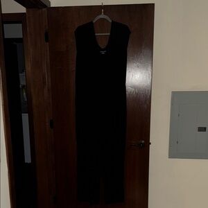 Ava & Viv Black Wide Leg Jumpsuit